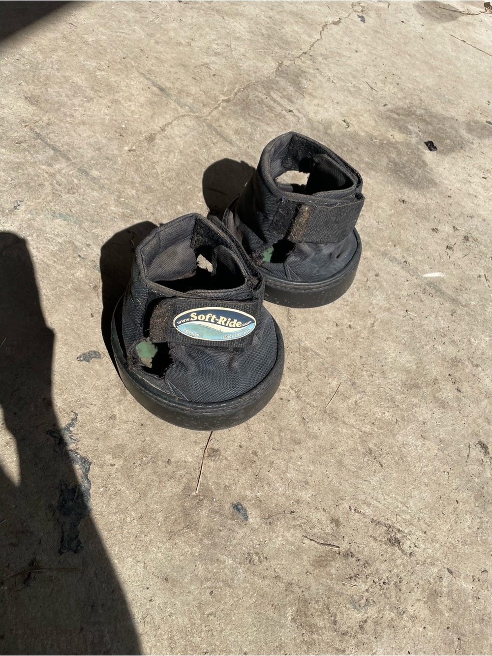 Soft Ride Horse Boots, size 4